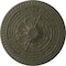 Ekena Millwork Naple Ceiling Medallion (Fits Canopies up to 3 3/8"), Hand-Painted Witch Hazel, 37 1/2"OD x 3 3/8"P CM37NAWHF - alternate 1